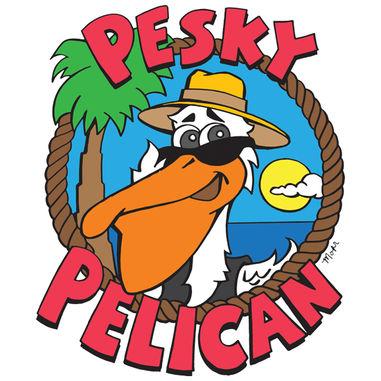 Logo for Pesky Pelican Brew Pub